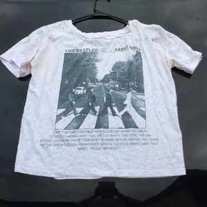 Beatles t shirt.